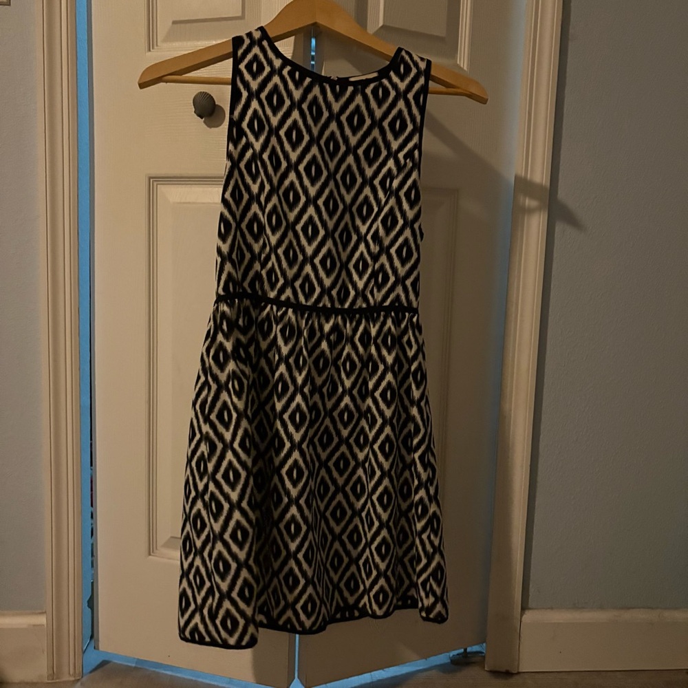Stylish Black and White Dress